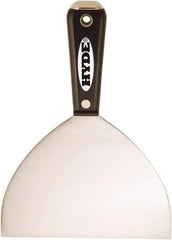 Hyde Tools - 6" Wide Flexible Blade Stainless Steel Joint Knife - Flexible, Nylon Handle - USA Tool & Supply