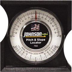 Johnson Level & Tool - (4) 90° Measuring Range, Protractor - Accuracy Up to 0.30° - USA Tool & Supply