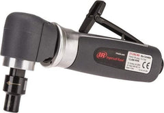 Ingersoll-Rand - 1/4" Collet, Angle Handle, Straight Air Die Grinder - 12,000 RPM, Rear Exhaust, 32 CFM, 0.4 hp, 620 kPa, 1/4 NPT - USA Tool & Supply