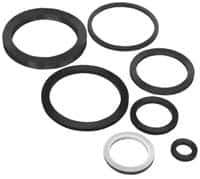EVER-TITE Coupling Products - 6" ID x 7" OD, Viton O-Ring - 1/4" Thick, Square Cross Section - USA Tool & Supply