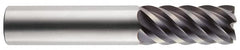 RobbJack - 3/4" Diam 8 Flute Solid Carbide 0.06" Corner Radius End Mill - USA Tool & Supply
