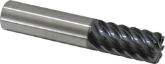 RobbJack - 3/4" Diam 8 Flute Solid Carbide 0.09" Corner Radius End Mill - USA Tool & Supply