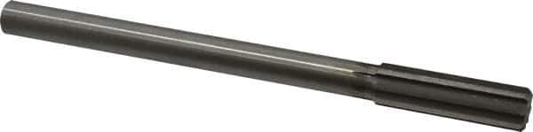 Made in USA - 3/4" High Speed Steel 8 Flute Chucking Reamer - Straight Flute, 5/8" Straight Shank, 2-1/2" Flute Length, 9-1/2" OAL - USA Tool & Supply
