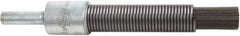 Brush Research Mfg. - 1/2" Brush Diam, End Brush - 1/4" Diam Shank, 1,200 Max RPM - USA Tool & Supply
