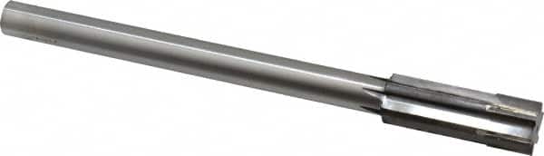 Made in USA - 0.7841 to 0.816" Diam, 5/8" Diam Shank, 2-1/2" Flute, Semi Finish Semi Ground Chucking Reamer - USA Tool & Supply