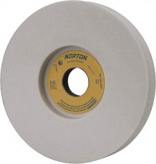 Norton - 7" Diam x 1-1/4" Hole x 1" Thick, J Hardness, 60 Grit Surface Grinding Wheel - Aluminum Oxide, Type 5, Medium Grade, 3,600 Max RPM, Vitrified Bond, One-Side Recess - USA Tool & Supply