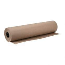 Made in USA - 900' Long x 36" Wide Roll of Recycled Kraft Paper - 8-1/2" OD, 40 Lb Paper Weight, 40 Lb per Roll - USA Tool & Supply