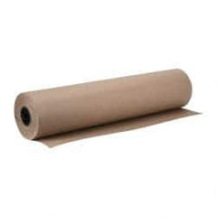 Made in USA - 900' Long x 36" Wide Roll of Recycled Kraft Paper - 8-1/2" OD, 40 Lb Paper Weight, 40 Lb per Roll - USA Tool & Supply