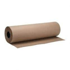 Made in USA - 720' Long x 30" Wide Roll of Recycled Kraft Paper - 8-1/2" OD, 50 Lb Paper Weight, 33 Lb per Roll - USA Tool & Supply