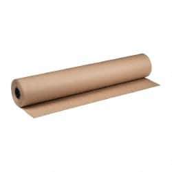 Made in USA - 720' Long x 48" Wide Roll of Recycled Kraft Paper - 8-1/2" OD, 50 Lb Paper Weight, 53 Lb per Roll - USA Tool & Supply