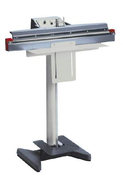 Value Collection - 18" Max Seal, 6 mil Thick, Foot Operated Thermal Impulse Sealer - 500 Watts - USA Tool & Supply