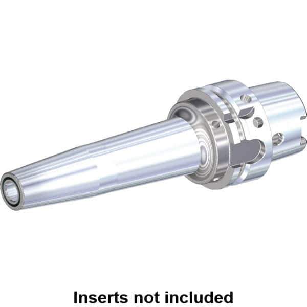 Kennametal - 25mm Hole Diam, HSK63A Taper Shank Shrink Fit Tool Holder & Adapter - 115mm Projection, 44mm Nose Diam, 47mm Clamping Depth, 25,000 RPM, Through Coolant - Exact Industrial Supply