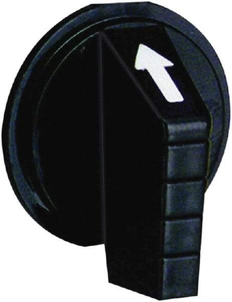 Square D - 30mm, Black, Selector Switch Operating Knob - For Use with Selector Switch - USA Tool & Supply