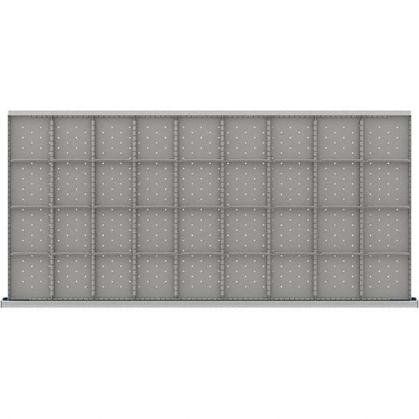 LISTA - 36-Compartment Drawer Divider Layout for 3.15" High Drawers - USA Tool & Supply