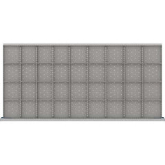 LISTA - 36-Compartment Drawer Divider Layout for 3.15" High Drawers - USA Tool & Supply