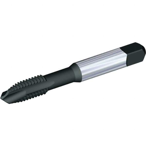 Kennametal - M14x2.00, 3 Flute, Oxide Finish, Vanadium High Speed Steel Spiral Point Tap - Plug Chamfer, Right Hand Thread, 3-19/32" OAL, 25.4mm Thread Length, 10.9mm Shank Diam, 6H Class of Fit, Series GOtap - Exact Industrial Supply