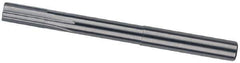 Kennametal - 5.5mm Carbide-Tipped 4 Flute Chucking Reamer - Straight Flute, 6mm Straight Shank, 12mm Flute Length, 74mm OAL - USA Tool & Supply