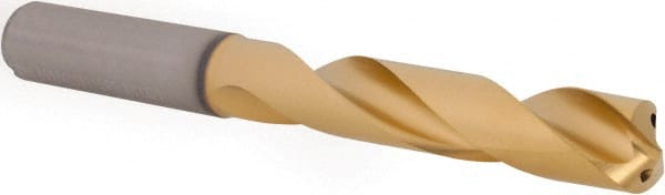 Kennametal - 35/64" 140° Solid Carbide Jobber Drill - USA Tool & Supply