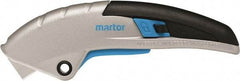 Martor USA - Retractable Utility Knife - Black & Blue Handle - USA Tool & Supply