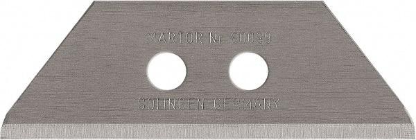 Martor USA - Carbon Steel Utility Knife Blade - 2-3/16" Blade Length, 0.025" Blade Thickness - USA Tool & Supply