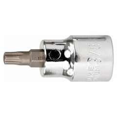 Torx Bit Socket 3/8″ Square Drive with 1/4″ Replaceable Hex Bit T40 × 42 mm Overall Length - USA Tool & Supply