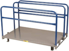 Little Giant - Gray Adjustable Sheet & Panel Rack - 63" Wide x 36" High x 32-1/2" Deep, Steel - USA Tool & Supply