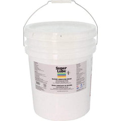 Synco Chemical - 30 Lb Pail Silicone General Purpose Grease - Translucent White/Gray, Food Grade, 500°F Max Temp, NLGIG 2, - USA Tool & Supply