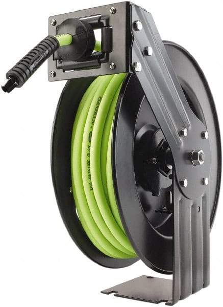 Legacy - 50' Spring Retractable Hose Reel - 300 psi, Hose Included - USA Tool & Supply