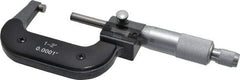 Value Collection - 1 to 2" Range, 0.0001" Graduation, Mechanical Outside Micrometer - Ratchet Stop Thimble, Digital Counter - USA Tool & Supply