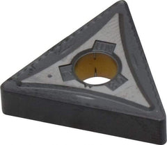 Kennametal - TNMG432 UN Grade KCK20 Carbide Turning Insert - TiCN/Al2O3 Finish, 60° Triangle, 1/2" Inscr Circle, 3/16" Thick, 1/32" Corner Radius - USA Tool & Supply