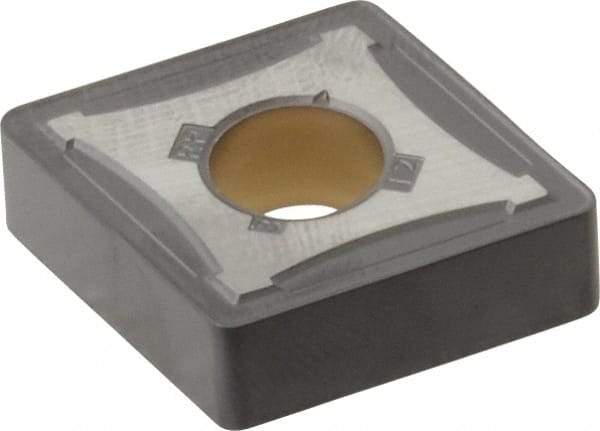Kennametal - CNMG643 RP Grade KCM35 Carbide Turning Insert - TiN/TiCN/Al2O3 Finish, 80° Diamond, 3/4" Inscr Circle, 1/4" Thick, 3/64" Corner Radius - USA Tool & Supply