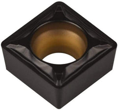 Kennametal - SCMT32.52 FP Grade KCP10 Carbide Turning Insert - TiCN/Al2O3 Finish, 90° Square, 3/8" Inscr Circle, 5/32" Thick, 1/32" Corner Radius - USA Tool & Supply