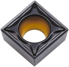 Kennametal - SCMT32.51 FP Grade KCP25 Carbide Turning Insert - TiCN/Al2O3 Finish, 90° Square, 3/8" Inscr Circle, 5/32" Thick, 1/64" Corner Radius - USA Tool & Supply