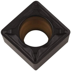 Kennametal - SCMT32.52 FP Grade KCP25 Carbide Turning Insert - TiCN/Al2O3 Finish, 90° Square, 3/8" Inscr Circle, 5/32" Thick, 1/32" Corner Radius - USA Tool & Supply