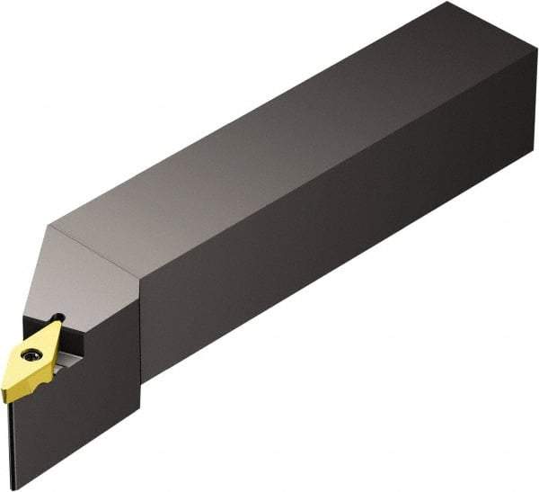 Sandvik Coromant - TR-V13JB, Right Hand Cut, -3° Lead Angle, 3/4" Shank Height x 3/4" Shank Width, Neutral Rake Indexable Turning Toolholder - 4-1/2" OAL, TR-VB1308 Insert Compatibility, Series CoroTurn TR - USA Tool & Supply