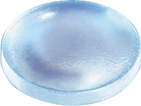Made in USA - 0.25" Wide x 0.079" High, Self Adhesive Polyurethane Bumpers - Hemispherical - USA Tool & Supply