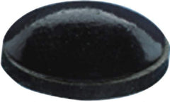 Made in USA - 0.25" Wide x 0.079" High, Self Adhesive Polyurethane Bumpers - Hemispherical - USA Tool & Supply