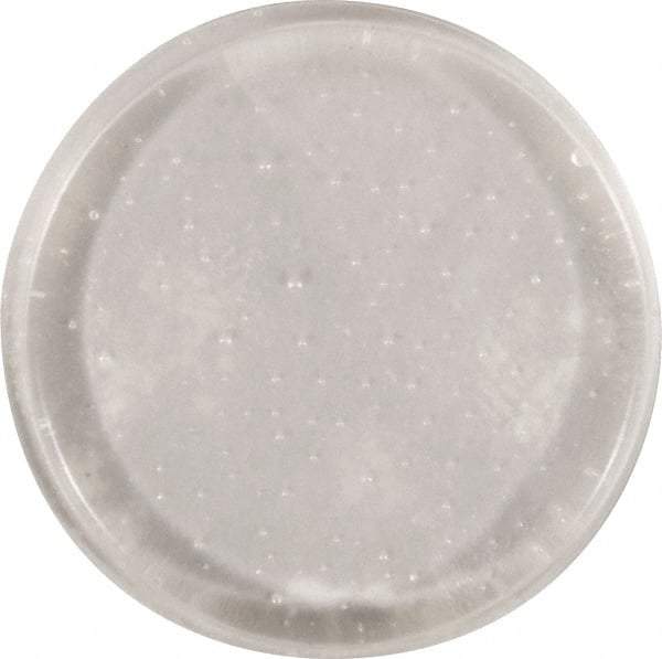 Made in USA - 1.23" Wide x 0.1" High, Self Adhesive Polyurethane Bumpers - Cylindrical - USA Tool & Supply