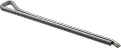 Made in USA - 3/16" Diam x 3" Long Hammerlock Cotter Pin - Grade 2, Zinc-Plated, Steel - USA Tool & Supply