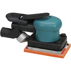 Dynabrade - 10,000 OPM, 13 CFM Air Consumption, Palm Air Orbital Sander - Rectangular Pad, 1/4 NPT Inlet - USA Tool & Supply