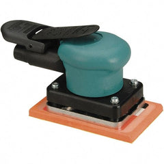 Dynabrade - 10,000 OPM, 13 CFM Air Consumption, Palm Air Orbital Sander - Rectangular Pad, 1/4 NPT Inlet - USA Tool & Supply
