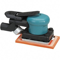 Dynabrade - 10,000 OPM, 13 CFM Air Consumption, Palm Air Orbital Sander - Rectangular Pad, 1/4 NPT Inlet - USA Tool & Supply