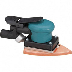 Dynabrade - 10,000 OPM, 13 CFM Air Consumption, Palm Air Orbital Sander - Rectangular Pad, 1/4 NPT Inlet - USA Tool & Supply