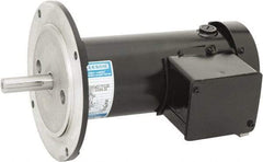 Leeson - 1/4 Max hp, 1,750 Max RPM, Permanent Magnet DC Motors Electric AC DC Motor - 115 V Input, 34G56C Frame, C-Face Mount, TEFC Enclosure - USA Tool & Supply