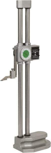 Value Collection - 18" Dial Height Gage - 0.001" Graduation, Accurate to 0.002", Dial and Counter Display - USA Tool & Supply