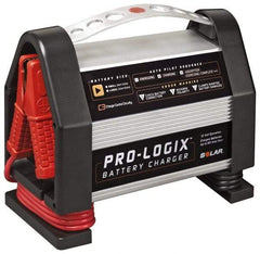 Solar - 12 Volt Pro-Logix Battery Charger - 8 Amps - USA Tool & Supply