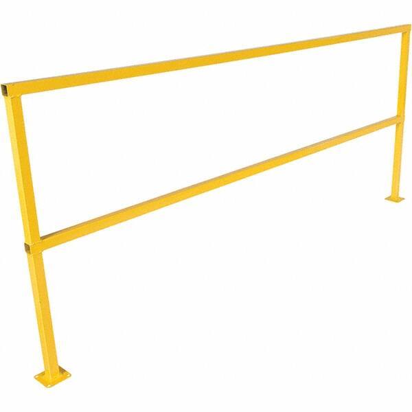 Vestil - 96" Long x 42" High, Steel Square Handrails - USA Tool & Supply