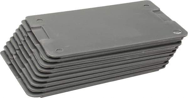 Durham - 3" High, Gray Bin Divider - Use with 119-95 - USA Tool & Supply