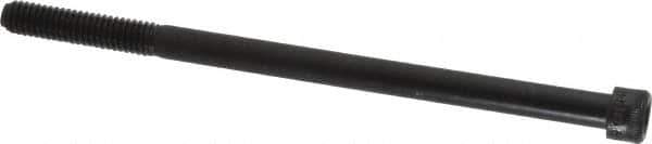 Made in USA - 5/16-18 UNC Hex Socket Drive, Socket Cap Screw - Alloy Steel, Black Oxide Finish, Partially Threaded, 5-1/2" Length Under Head - USA Tool & Supply