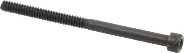 Holo-Krome - #6-32 UNC Hex Socket Drive, Socket Cap Screw - Alloy Steel, Black Oxide Finish, Partially Threaded, 2" Length Under Head - USA Tool & Supply